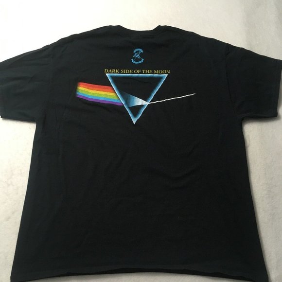 Pink Floyd Dark Side Of The Moon 2011 T-shirt Men Adult XXL Black Music - Picture 8 of 11